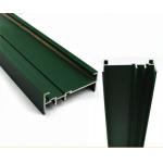 Corrosion Resistant Powder Coated Aluminium Extrusions Wardrobe Sliding Door Parts for sale