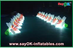 China Durable Inflatable Flowers Wedding With Changing Led Lights Custom Design supplier