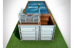 China Topshaw Low Cost Customize 20ft 40ft Modern Backyard Swimming Pool for Sale supplier