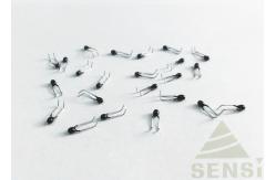 China Epoxy Resin Coated NTC Thermistor Miniature Design Fast Thermal Response supplier