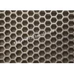 8mm Hole size Q195 Hexagonal Perforated Metal Mesh 1mm Thickness for sale