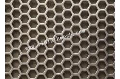 China 8mm Hole size Q195 Hexagonal Perforated Metal Mesh 1mm Thickness supplier