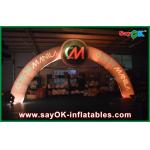Oxford Cloth Lighted Inflatable Entrance Arch 7*4m Terminal Point For Sport for sale