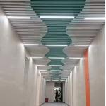 Aluminum Ceiling Wall Panel Acoustic Suspended Metal Baffle Ceiling For Indoor Decor for sale