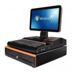 32GB SSD 15.6 Inch Cash Register Machine 101keys With Printer for sale