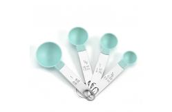 China 8pcs Kitchen Baking Tools Measuring Spoons Cups Set With Stainless Steel Handle supplier
