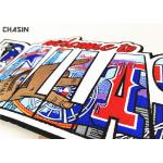 China Hotfix Custom Embroidered Patches Iron On Transfer For Hoodies