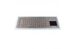 China IP65 Dynamic Water Proof Touchpad Keyboard Stainless Steel Industrial Keyboard supplier