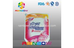 China Stand Up Spout Pouch Packaging / Laundry Detergent Packaging Doypack With Spout supplier