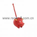 Latex Squeaky Toy Red Cow for sale