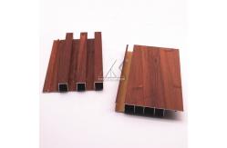 China 3d Simulating Wood Grain U Shaped Aluminum Profile For Ceiling supplier