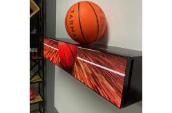 China Long Narrow Shelf Advertising Screen Stretch Bar Led Display Digital Signage P1.25 supplier
