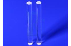 China Finish Milling Clear Fused Quartz Rod For Solar Semiconductor supplier