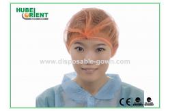 China Lightweight Disposable Nonwoven Mob Cap With Double Elastic supplier