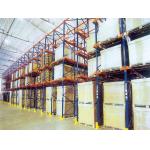 Q235B cold rolled steel Drive in Pallet Rack , Loading Capacity  1200KG for sale
