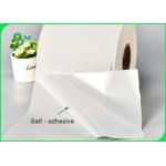 Glossy Self Adhesive Synthetic Paper For Banners Fast - drying Ink 120um 200um for sale
