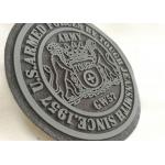 2mm Thickness Rubber Name Labels Police Pvc Patch , Custom 3d Rubber Patches
