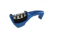 China Blue 3 Slot Modern Manual Knife Sharpener For Ceramic Knives , Professional Chef supplier