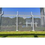 V Types 358 Anti Climb Fence Perimeter Clear View Fence With Barbed Wire On Top for sale