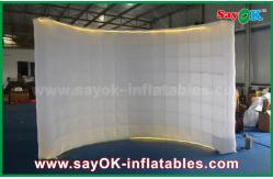 China Photo Booth Backdrop Led Lighting Inflatable Photo Booth Enclosure Stand Photo Studio Wall supplier