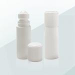 Safety Lock 73ml White PP Empty Roll On Bottle Roll On Perfume Bottles With Child Lock for sale
