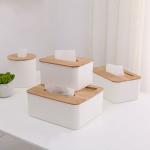 Plastics Car Napkin Box 13.5X13cm Car Dashboard Tissue Holder for sale
