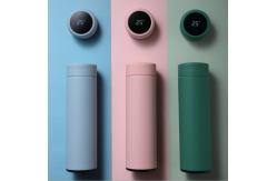 China Smart Vacuum Insulated Water Bottle With Led Temperature Display supplier