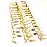 25 Sheets 1/4 Double Loop Hardback Wire Binding For Notebook / Calendar for sale