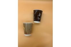 China Eco-Friendly Flexo Printing PE Coating Takeaway Kraft Paper Cups For Drinking supplier
