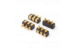 China 6 Pin Pogo Pin Connector With Spring Contact Easy Maintenance And Replacement supplier