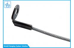 China Customized Design Stainless Steel Wire Rope Fittings 1.5mm Safety Rope With Hook supplier