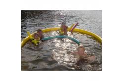 China Customized Round Protective Inflatable Floating Boat Pool supplier