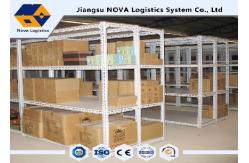 China Light Weight Rivet Boltless Shelving Customized With High Capacity Storage supplier