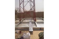 China Rooftop Telecom Tower With Bracket Lightning Rod Fall Arrest Aviation Light supplier