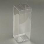 Clear 1mm Square Plastic Box Packaging PETG Threaded Individual Macaron Box for sale