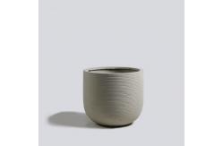 China Texture Surface GRC Flower Planters Round Shape For Stunning Plant Displays supplier