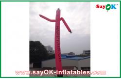 China Red Inflatable Clown Dancer Double Legs Sky / Air Dancer With Logo Print supplier