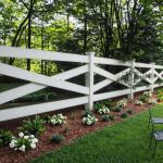Weatherproof Rust Proof Quick  Install PVC horse fence for Arena Pasture Ranch for sale