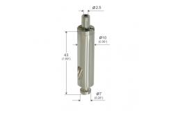 China Brass Adjustable Side exit Aircraft Cable Grippers With Round Steel Ball YW86063 supplier