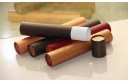 China Classical Leather Surface Cardboard Paper Cans Packaging with SGS Certification supplier