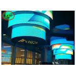 P10  flexible led screen on rent led mesh flexible curtain screen outdoor for sale