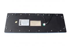China Panel Mount Kiosk EMC Keyboard Black 300mA For Bank Airport supplier