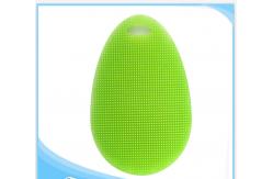 China Oval Shape Silicone Mold Tools , Silicone Kitchen Tools Multifunctional Dishwashing Brush supplier