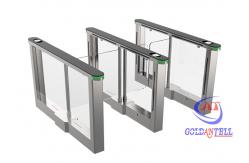 China 304 SS Speed Gate Turnstile With Face Recognition Thermal Camera supplier