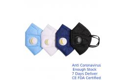 China High Efficiency N95 Face Mask Skin Friendly With Protective Breather Valve supplier