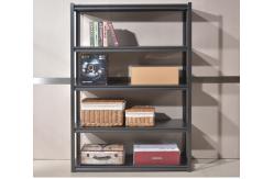 China Matte Surface Metal Frame Shelving / Metal Adjustable Shelving System For Home supplier