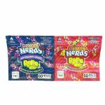 Custom Plastic Packaging Pouch 3 Side Seal Bag For Candy Gummies for sale