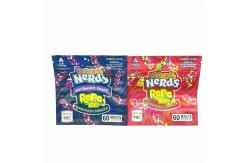 China Custom Plastic Packaging Pouch 3 Side Seal Bag For Candy Gummies supplier
