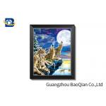 0.6mm PET + 157Gg Coated 3d Wolf Picture , Custom Lenticular Printing for sale