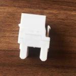100% Pass Fluck Test RJ45 CAT6 UTP 180 Degree Keystone Jack Modular Jack